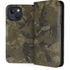 Wood Camo Camouflage iPhone 15 Plus Folio Case