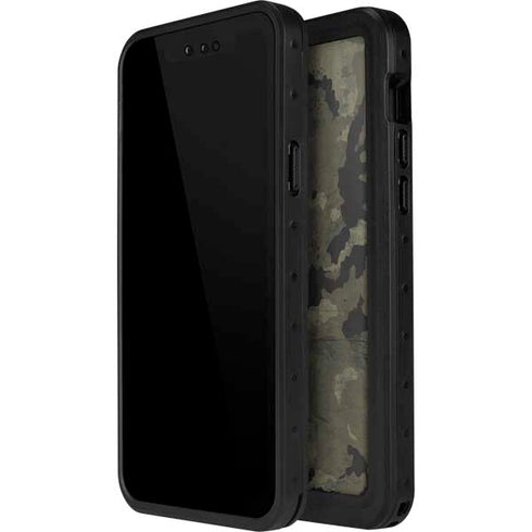 Wood Camo Camouflage iPhone 15 Waterproof Case