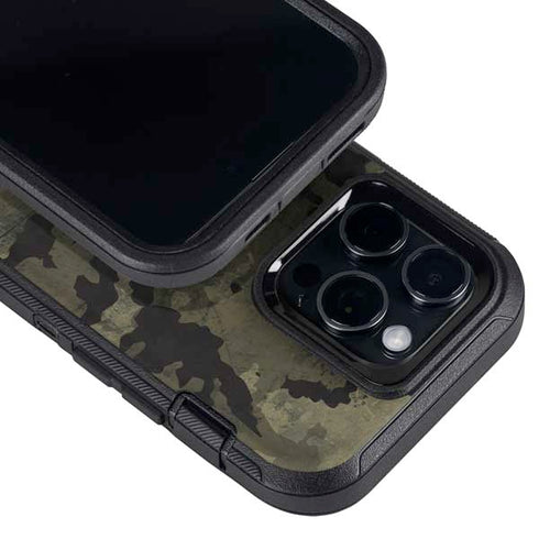 Wood Camo Camouflage Otterbox Defender iPhone Skin