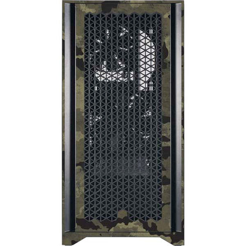 Wood Camo Camouflage Corsair 4000D Tempered Glass Mid-Tower ATX Case Skin