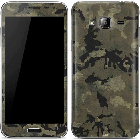 Wood Camo Camouflage Galaxy J3 Skin