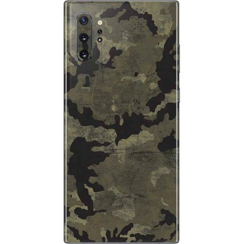 Wood Camo Camouflage Galaxy Note 10 Plus Skin