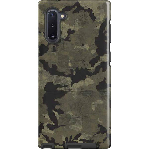 Wood Camo Camouflage Galaxy Note 10 Pro Case