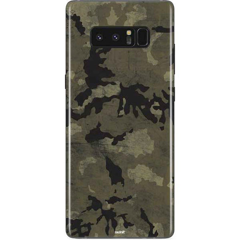 Wood Camo Camouflage Galaxy Note 8 Skin