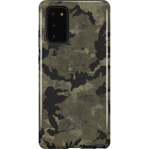 Wood Camo Camouflage Galaxy Note20 5G Pro Case