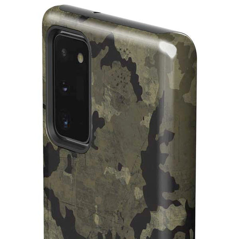 Wood Camo Camouflage Galaxy Note20 5G Pro Case