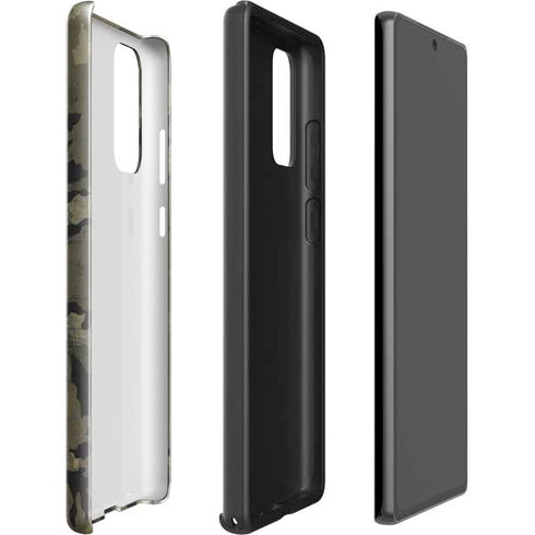Wood Camo Camouflage Galaxy Note20 5G Pro Case
