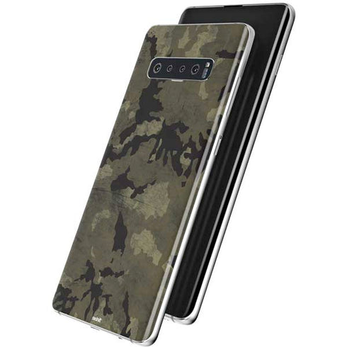 Wood Camo Camouflage Galaxy S10 Skin