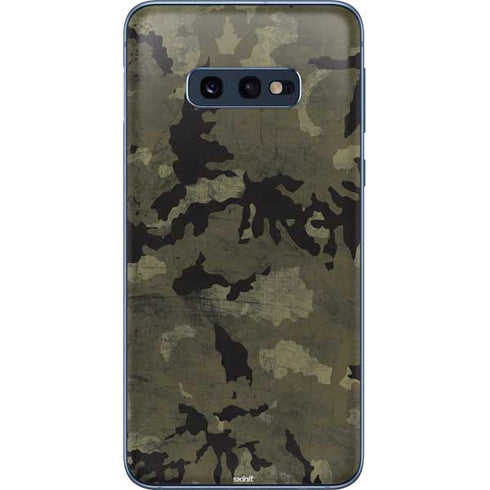 Wood Camo Camouflage Galaxy S10e Skin