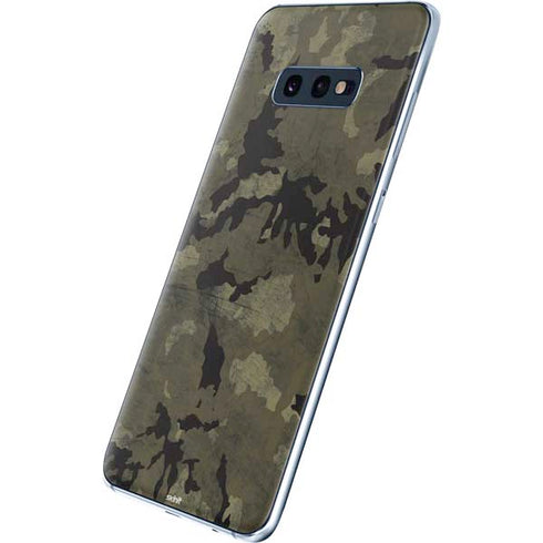 Wood Camo Camouflage Galaxy S10e Skin