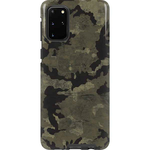 Wood Camo Camouflage Galaxy S20 Plus Pro Case