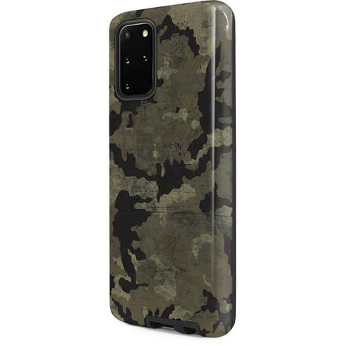 Wood Camo Camouflage Galaxy S20 Plus Pro Case