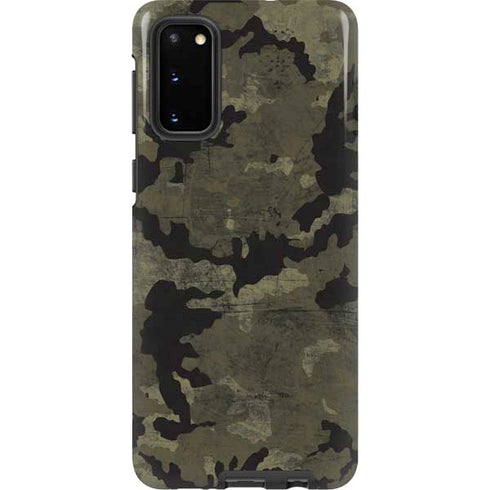 Wood Camo Camouflage Galaxy S20 Pro Case