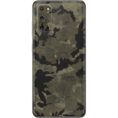 Wood Camo Camouflage Galaxy S20 Skin