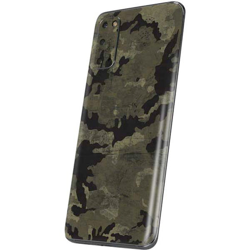 Wood Camo Camouflage Galaxy S20 Skin