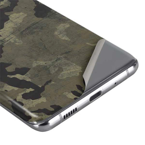 Wood Camo Camouflage Galaxy S20 Skin