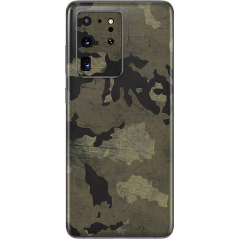 Wood Camo Camouflage Galaxy S20 Ultra 5G Skin
