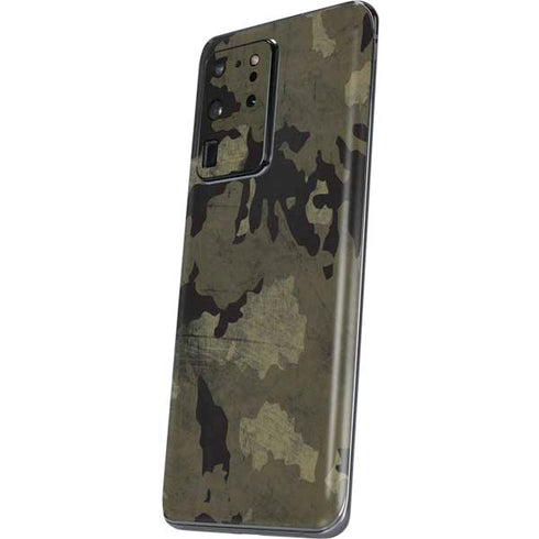 Wood Camo Camouflage Galaxy S20 Ultra 5G Skin