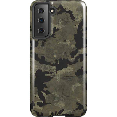 Wood Camo Camouflage Galaxy S21 5G Pro Case