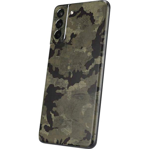 Wood Camo Camouflage Galaxy S21 5G Skin