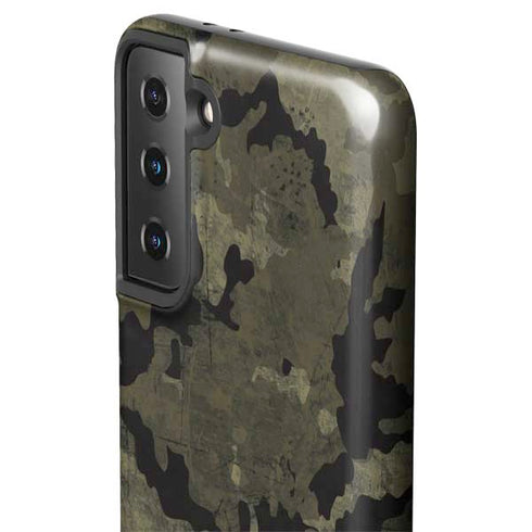 Wood Camo Camouflage Galaxy S21 Plus 5G Pro Case