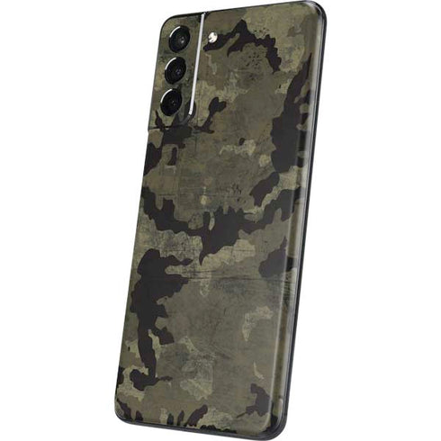 Wood Camo Camouflage Galaxy S21 Plus 5G Skin