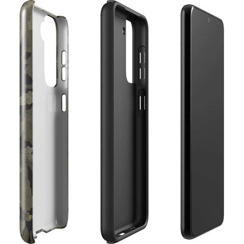 Wood Camo Camouflage Galaxy S22 Plus Pro Case