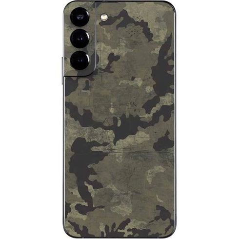 Wood Camo Camouflage Galaxy S22 Plus Skin