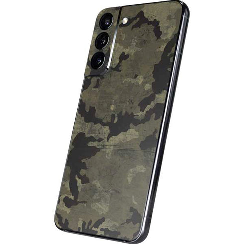 Wood Camo Camouflage Galaxy S22 Plus Skin