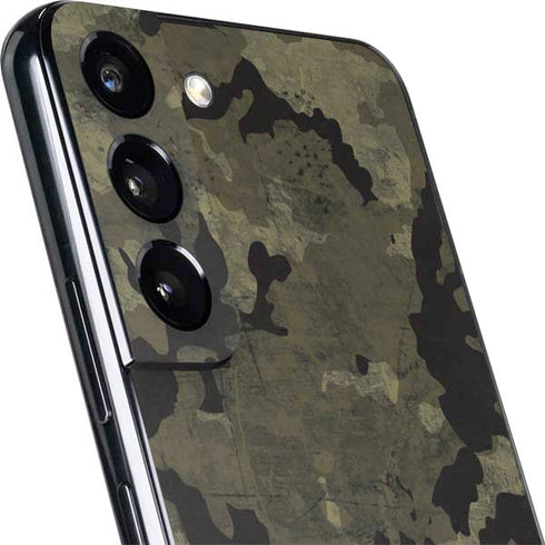 Wood Camo Camouflage Galaxy S22 Plus Skin