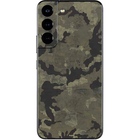 Wood Camo Camouflage Galaxy S22 Skin