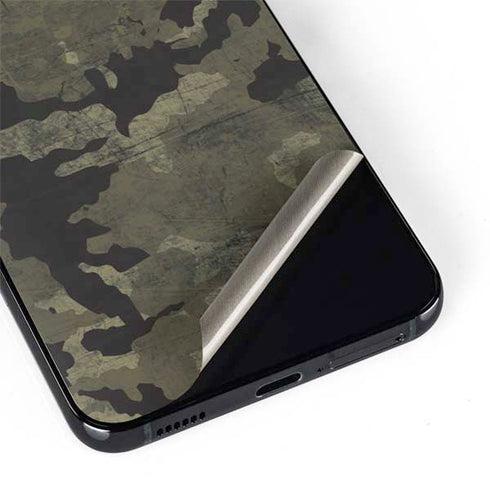 Wood Camo Camouflage Galaxy S22 Skin