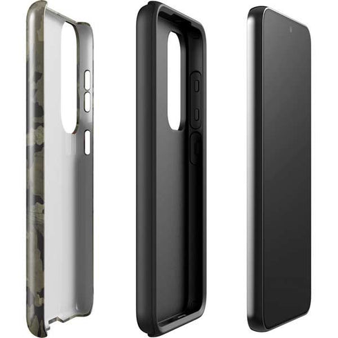 Wood Camo Camouflage Galaxy S23 Plus Pro Case