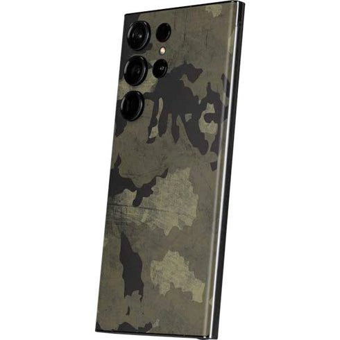 Wood Camo Camouflage Galaxy S23 Ultra Skin