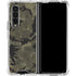 Wood Camo Camouflage Galaxy Z Fold4 5G Clear Case
