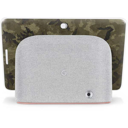 Wood Camo Camouflage Google Home Hub Skin