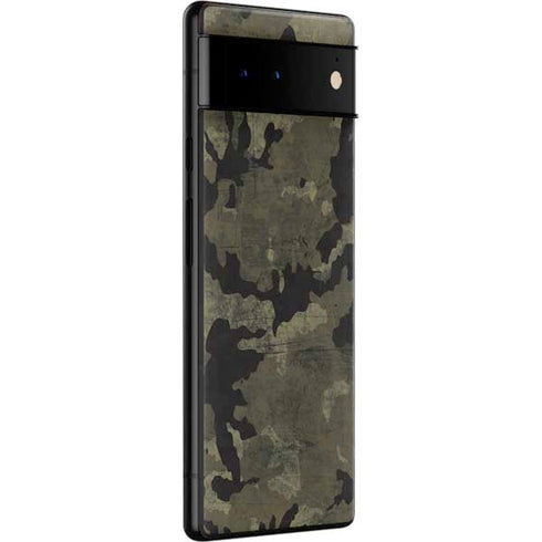 Wood Camo Camouflage Google Pixel 6 Pro Skin