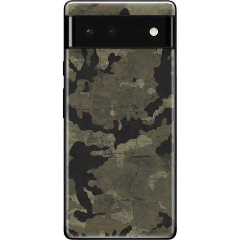 Wood Camo Camouflage Google Pixel 6 Skin