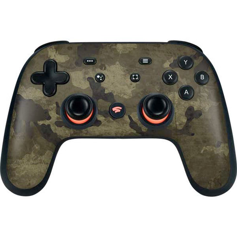 Wood Camo Camouflage Google Stadia Controller Skin