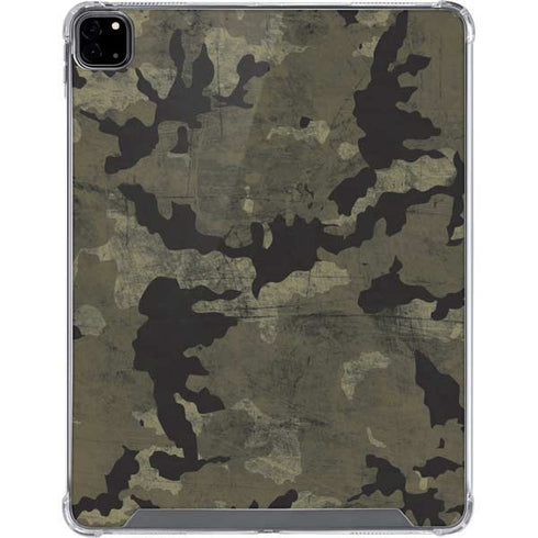 Wood Camo Camouflage iPad Pro 12.9in (2020) Clear Case