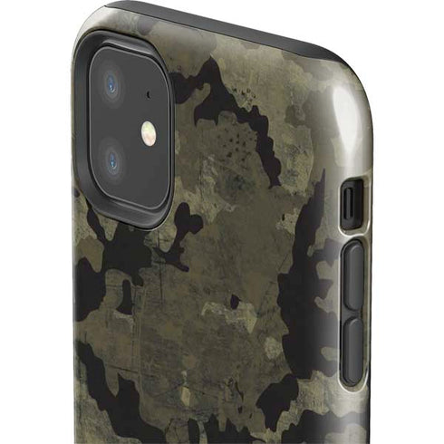 Wood Camo Camouflage iPhone 11 Impact Case