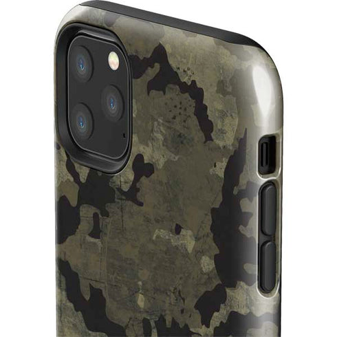 Wood Camo Camouflage iPhone 11 Pro Max Impact Case