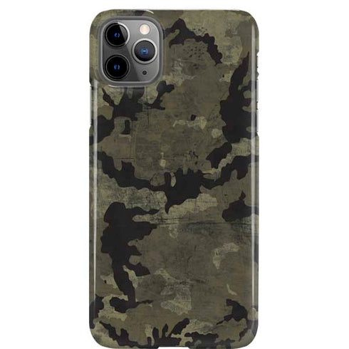Wood Camo Camouflage iPhone 11 Pro Max Lite Case
