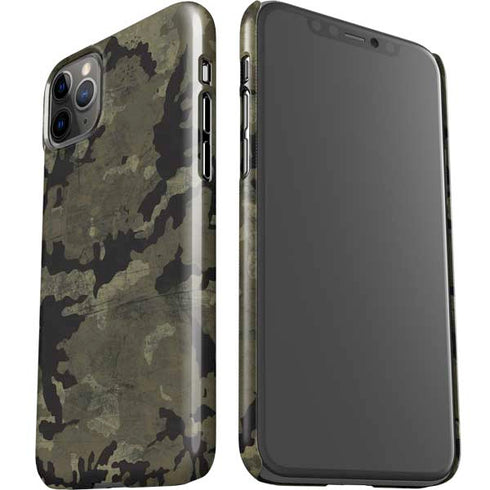 Wood Camo Camouflage iPhone 11 Pro Max Lite Case