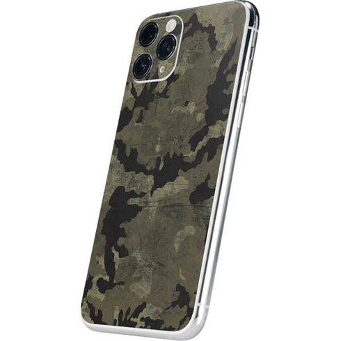 Wood Camo Camouflage iPhone 11 Pro Skin