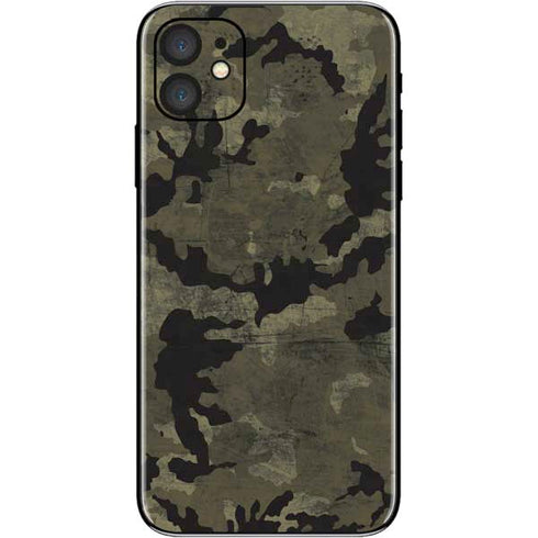 Wood Camo Camouflage iPhone 11 Skin