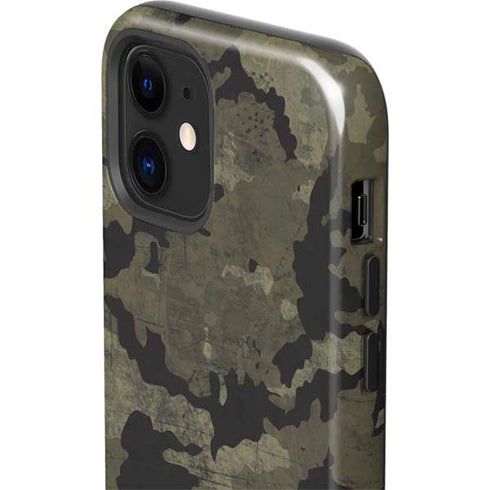 Wood Camo Camouflage iPhone 12 Impact Case