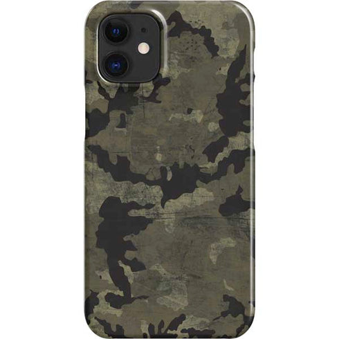 Wood Camo Camouflage iPhone 12 Mini Lite Case