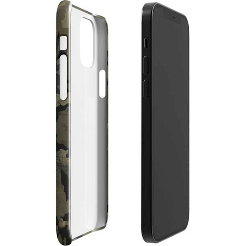 Wood Camo Camouflage iPhone 12 Mini Lite Case