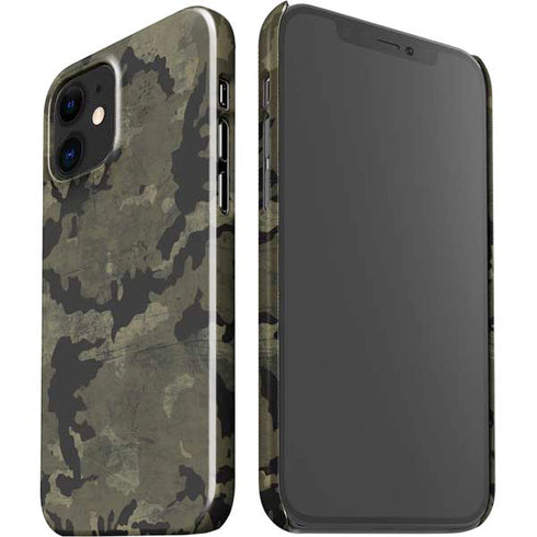 Wood Camo Camouflage iPhone 12 Mini Lite Case
